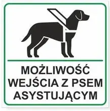 ikona z psem przewodnikiem