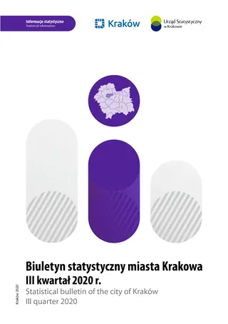 Powiększ obraz: Statistical  bulletin  of  the  city  of  Kraków  -  III  quarter  2020