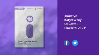 Powiększ obraz: Biuletyn  statystyczny  Krakowa  -  1  kwartał  2023