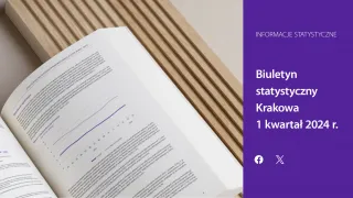 Powiększ obraz: Biuletyn  statystyczny  Krakowa  -  1  kwartał  2024
