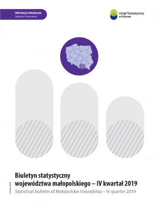 Powiększ obraz: Biuletyn  statystyczny  województwa  małopolskiego  -  IV  kwartał  2019